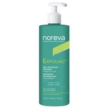Норева Ексфоліак Інтесивний Очищуючий гель Noreva Exfoliac Intensive Foaming gel 400мл NR001 фото