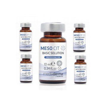 Базова сироватка Meso Cit Basic Solution Medi+derma, 5х10 мл 40002173 фото