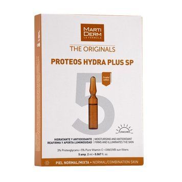 Мартидерм Солнцезащитные ампулы для лица MartiDerm The Originals Proteos Hydra Plus SP 5 амп по 2 мл MA021415 фото