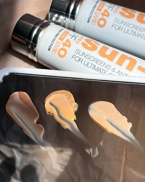 Сонцезахисний крем з тонувальним ефектом Sun-C SPF 40, середній Nimue, 60 мл F1110 фото