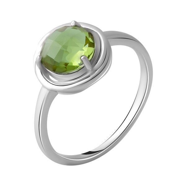 Серебряное кольцо с Султанит султанитом 1.775ct, вес изделия 3,3 гр (2050926) 17 размер 2050926 фото