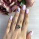 Серебряное кольцо с Султанит султанитом 1.775ct, вес изделия 3,3 гр (2050926) 17 размер 2050926 фото 4