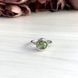 Серебряное кольцо с Султанит султанитом 1.775ct, вес изделия 3,3 гр (2050926) 17 размер 2050926 фото 3