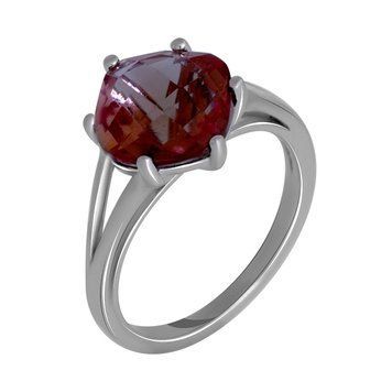 Срібна каблучка з Султаніт султанітом 4.175ct, вага виробу 3,63 гр (2050988) 17 розмір 2050988 фото