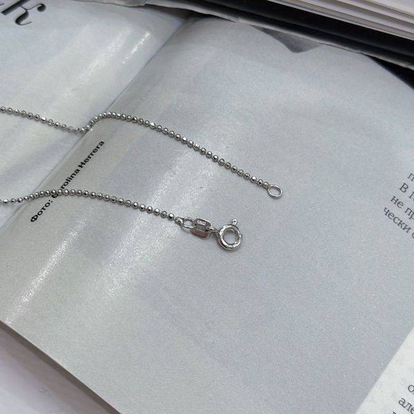Серебряная цепочка с без камней, вес изделия 2,02 гр (2173151) 450 размер 2173151 фото