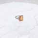 Срібна каблучка з Натуральним золотим кварцом 7.153ct, фіанітами, вага виробу 5,57 гр (2165767) 18.5 розмір 2165767 фото 3