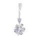 Серебряная подвеска с танзанитом 1.905ct, топазом белым (2115113) 2115113 фото 1
