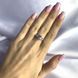 Серебряное кольцо с натуральным аметистом 1.05ct, вес изделия 2,87 гр (2060550) 18 размер 2060550 фото 2