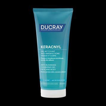 Дюкрэ Керакнил Очищающий Гель против акне для Лица и Тела Ducray Keracnyl Gel moussant 200 мл new 3009287745 фото