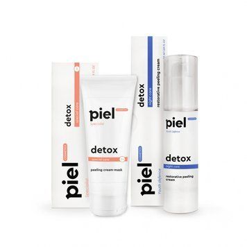 Комплексный набор Детокс косметики для тусклой стрессовой кожи Detox Piel, 75мл+50мл SPM05 фото
