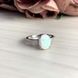 Серебряное кольцо с опалом 1.493ct, вес изделия 2,86 гр (1958759) 17.5 размер 1958759 фото 2