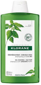 Клоран Крапива шампунь для жирных волос Klorane shampooing a l'ortie Bio, 400мл 236690 фото