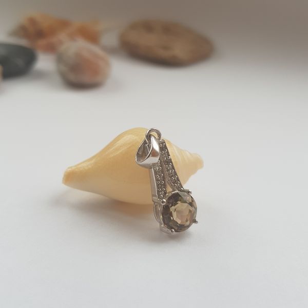 Срібна підвіска з містик топазом 1.8ct (2123002) 2123002 фото
