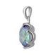 Серебряная подвеска с мистик топазом 2.13ct (2043539) 2043539 фото 2