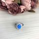 Серебряное кольцо с опалом 0.867ct, вес изделия 4,14 гр (2072539) 17.5 размер 2072539 фото 2
