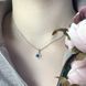 Серебряная подвеска с сапфиром 0.882ct (2021841) 2021841 фото 3