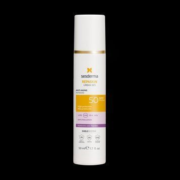 Сесдерма Омолаживающий солнцезащитный крем для лица SPF 50 Sesderma Repaskin Urban 365 Anti-Aging SPF50 50 мл 40008214 фото