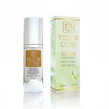 Антіейдж клітинні біо краплі з ліпосомами Cellular liposomes anti-aging bio-drops Yellow Rose 30 мл 1080011 фото