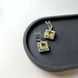 Срібні сережки з Натуральним зеленим кварцом 10.08ct, фіанітами (2162292) 2162292 фото 5