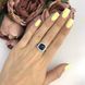 Срібна каблучка з топазом Лондон Блю 3.534ct, вага виробу 3,46 гр (2091851) 18 розмір 2091851 фото 3