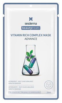 Тканевая маска с витаминным комплексом SesDerma Beauty Treats Vitamin Rich Complex Mask 25 мл 20000670 фото