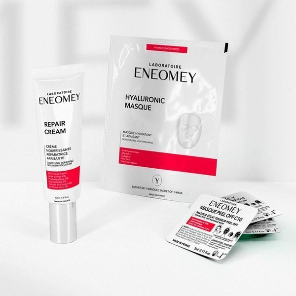Увлажняющая успокаивающая гиалуроновая маска Hyaluronic Masque Moisturizing And Soothing Mask Eneomey, 1шт EN17 фото