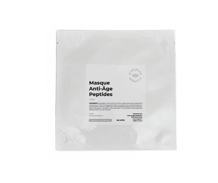 Marjolie Біоцелюлозна маска антивікової дії з пептидами Anti-Aging Mask Peptides Face, 1 саше M7113 фото