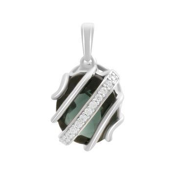 Серебряная подвеска с топазом Лондон Блю 3.938ct (2178170) 2178170 фото