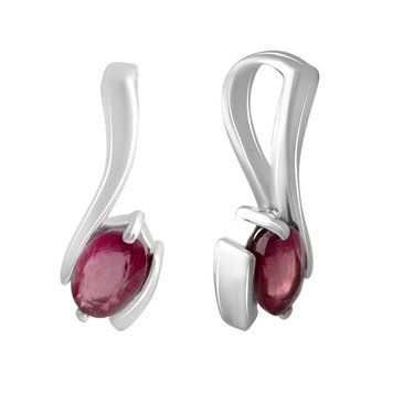 Срібна підвіска з рубіном 0.667ct (2140498) 2140498 фото
