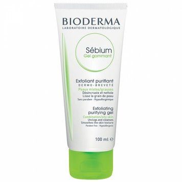 Биодерма Себиум Гель-скраб Гомман Bioderma Sebium Exfoliating Purifying Gel 100 мл 028625 фото