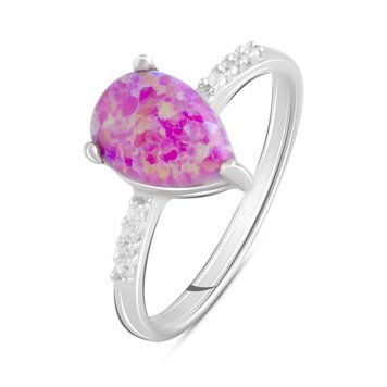 Серебряное кольцо с опалом 0.755ct, вес изделия 2,21 гр (2092049) 17.5 размер 2092049 фото