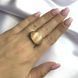 Срібна каблучка з котячим оком 16.65ct, вага виробу 8,41 гр (1944837) 16.5 розмір 1944837 фото 3