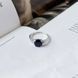 Срібна каблучка з натуральним сапфіром 2.124ct, вага виробу 2,94 гр (2098423) 17.5 розмір 2098423 фото 6