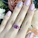 Серебряное кольцо с натуральным рубином 1.38ct, вес изделия 2,97 гр (1947005) 17.5 размер 1947005 фото 3