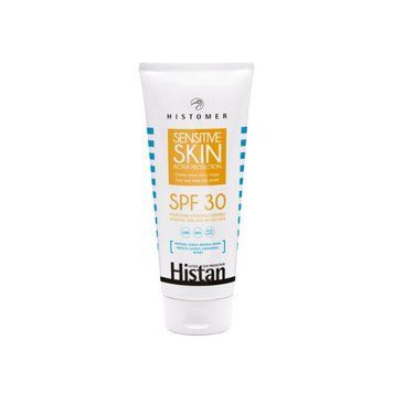 Сонцезахисний крем для чутливої шкіри обличчя та тіла Sensitive SPF 30 HISTOMER, 200 мл H125 фото
