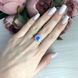 Срібна каблучка з опалом 0.86ct, вага виробу 3,11 гр (2072874) 17.5 розмір 2072874 фото 3