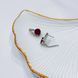 Серебряные серьги с натуральным рубином 2.527ct (2172567) 2172567 фото 7