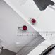 Серебряные серьги с натуральным рубином 2.527ct (2172567) 2172567 фото 4
