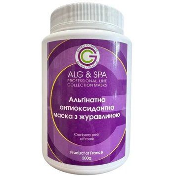 Альгинатная маска с клюквой Cranberry Peel Off Mask ALG & SPA, 1 кг ALG029-1000 фото