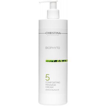 Заспокійливий масажний крем (шаг 5) Christina Bio Phyto Comforting Massage Cream 500 мл CHR580 фото