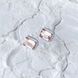 Срібні сережки з морганітом nano 14.193ct, фіанітами (2162490) 2162490 фото 7