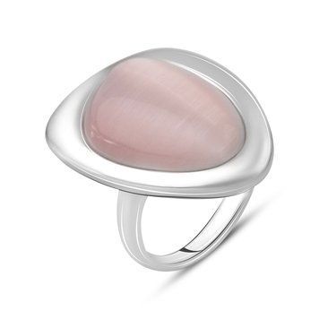 Срібна каблучка з котячим оком 15.267ct, вага виробу 10,24 гр (2125853) 17 розмір 2125853 фото