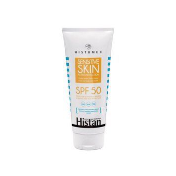 Сонцезахисний крем для чутливої шкіри обличчя та тіла Sensitive SPF 50 HISTOMER, 200 мл H126 фото