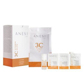 Профессиональный набор с витамином C 3C VITAMIN GLOW PROFESSIONAL KIT Anesi Lab 4порц anesi 062 фото