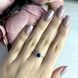 Серебряное кольцо с натуральным сапфиром 1.065ct, вес изделия 1,61 гр (1236611) 17 размер 1236611 фото 3
