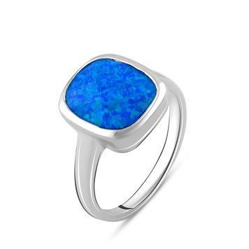 Серебряное кольцо с опалом 2.069ct, вес изделия 3,78 гр (2083665) 17 размер 2083665 фото