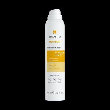 Сесдерма Солнцезащитный прозрачный спрей для тела Sesderma Repaskin Transparent Spray SPF 50, 200 мл 40008203 фото