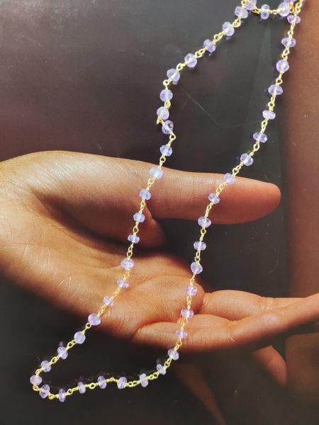 Серебряное колье с натуральным аметистом 18.469ct, вес изделия 7,73 гр (2126249) 450500 размер 2126249 фото