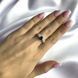 Серебряное кольцо с натуральным сапфиром 1.615ct, вес изделия 2,95 гр (2063148) 18.5 размер 2063148 фото 3