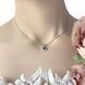 Серебряная подвеска с топазом Лондон Блю 0.595ct (1961353) 1961353 фото 3
